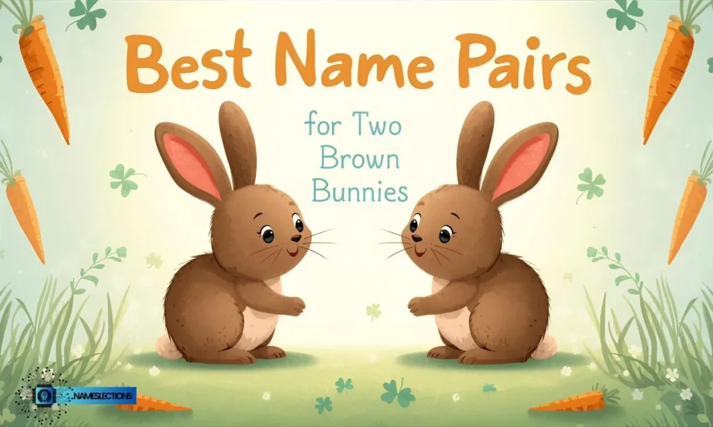 Best Name Pairs for Two Brown Bunnies