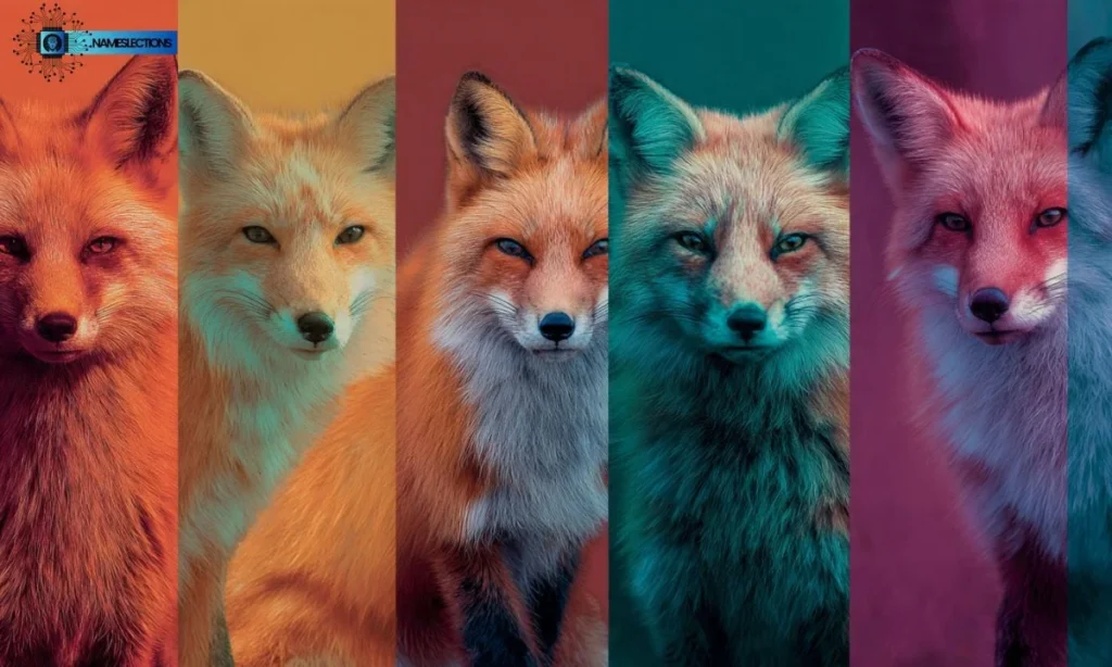 Color-Inspired Fox Names
