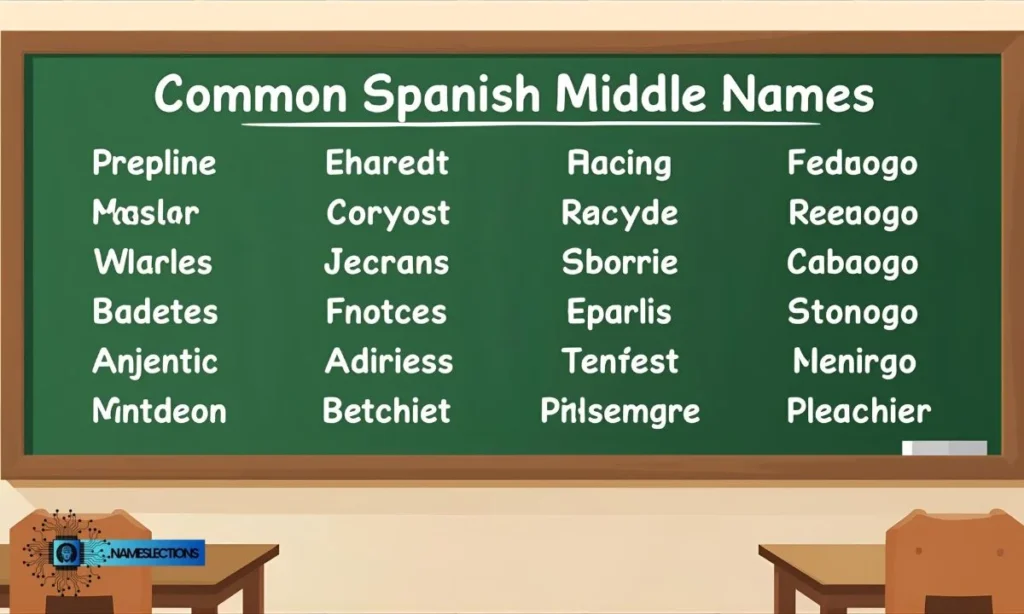 Common Spanish Middle Names