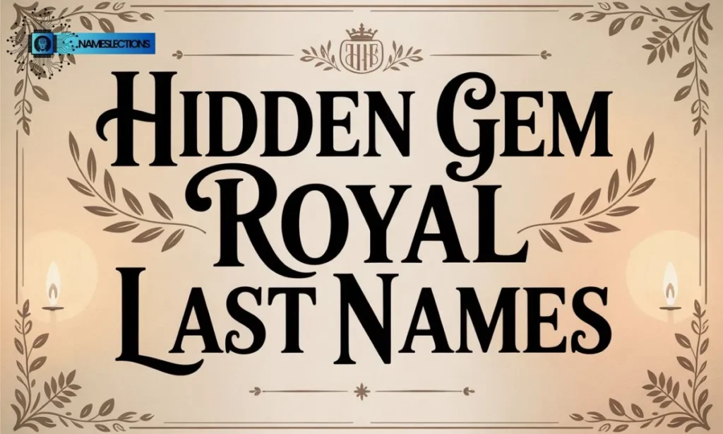 Hidden Gem Royal Last Names