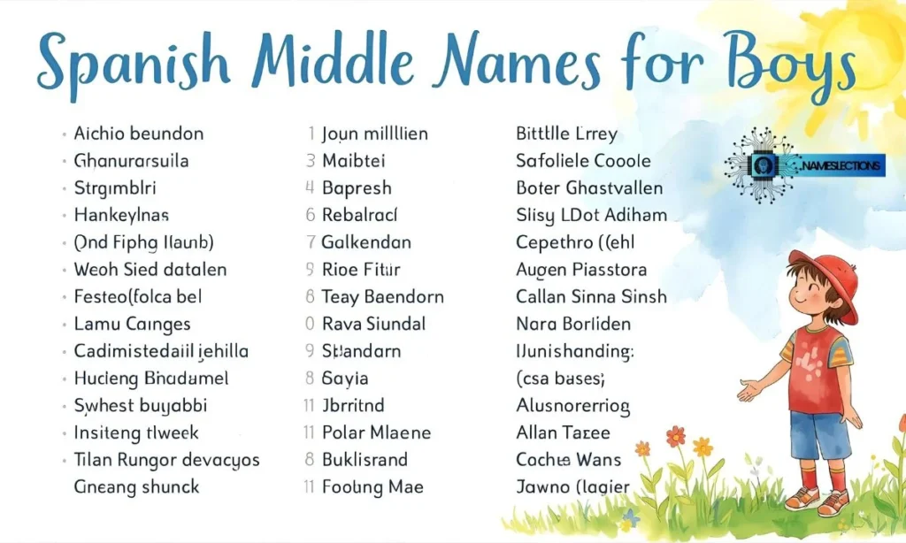 Spanish Middle Names For Boys