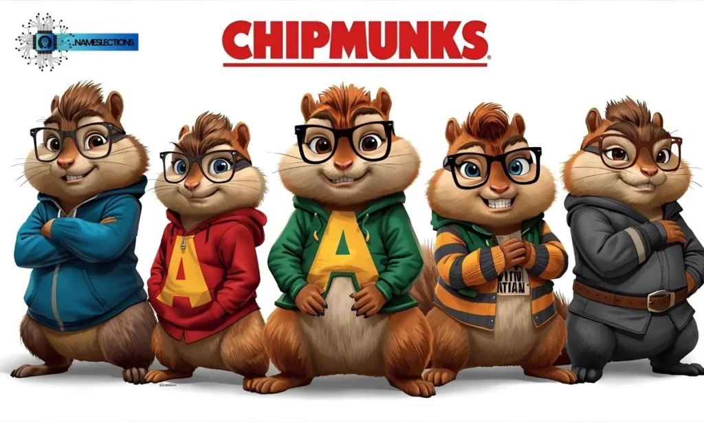 TV, Movie, and Pop Culture Inspired Chipmunks Names