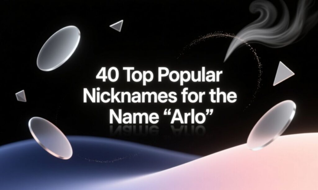 40 Top Popular Nicknames for the Name "Arlo"