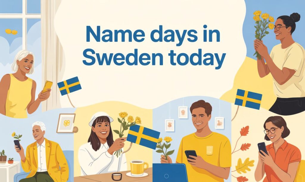 Name Days in Sweden Today