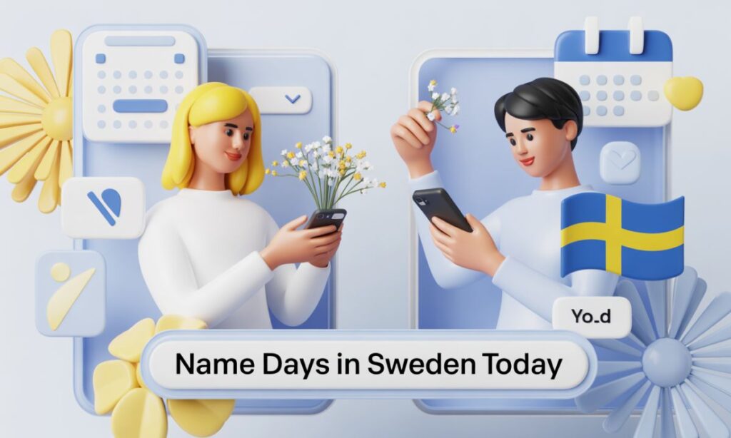 Name days in Sweden Today