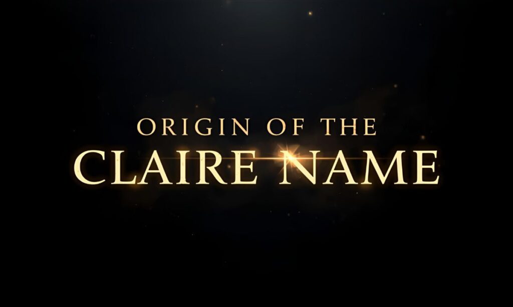 Origin of the Claire Name