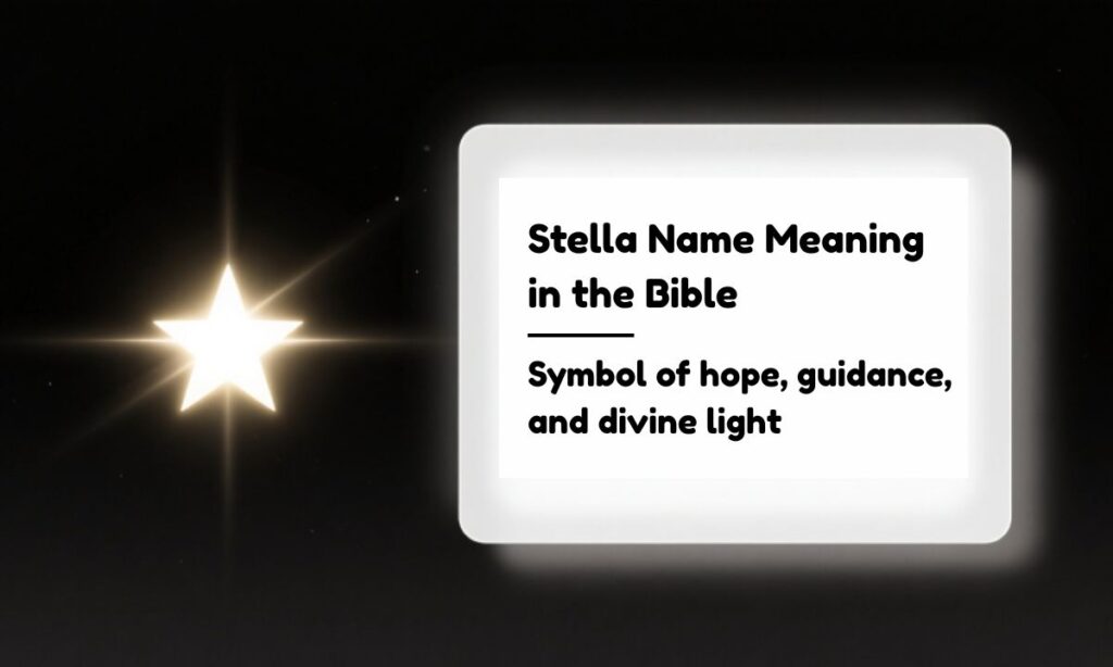 Stella Name Meaning in the Bible