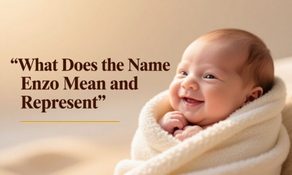 What Does the Name Enzo Mean and Represent