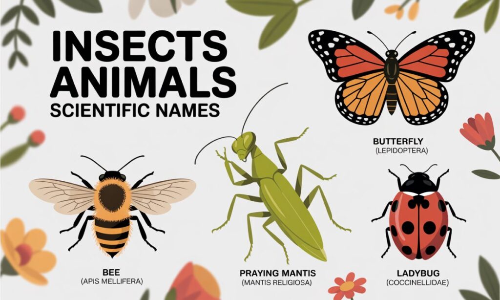 Insects Animals Scientific Names