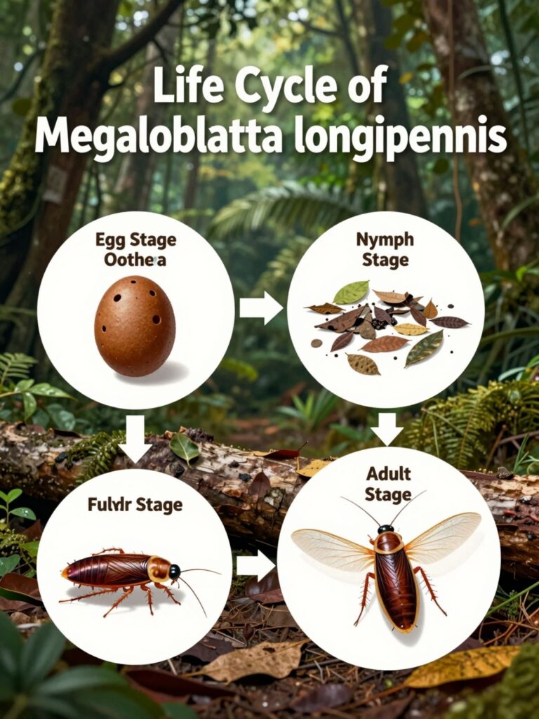 Life Cycle of Megaloblatta longipennis
