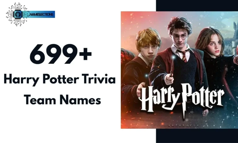 699+ Harry Potter Trivia Team Names That Are Pure Magic