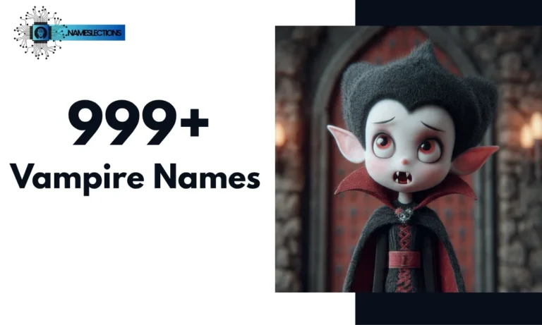 999+ Vampire Names with Meaning and Origin