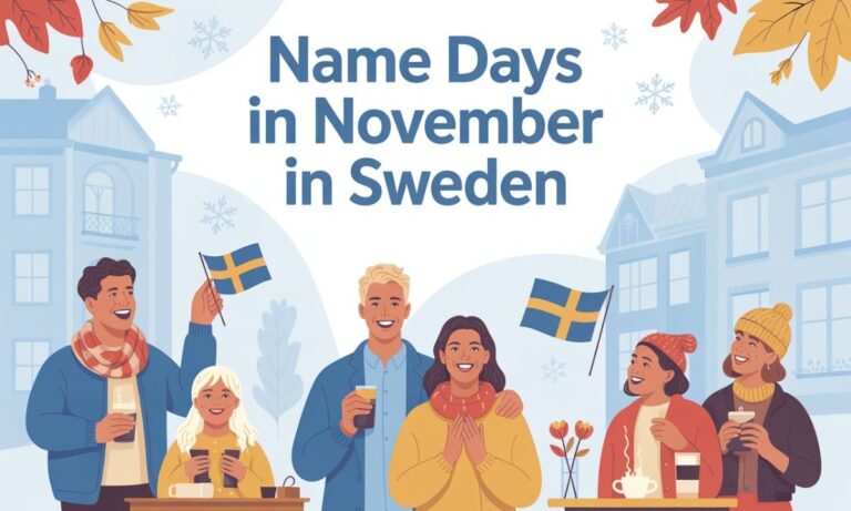 Name Days in November in Sweden