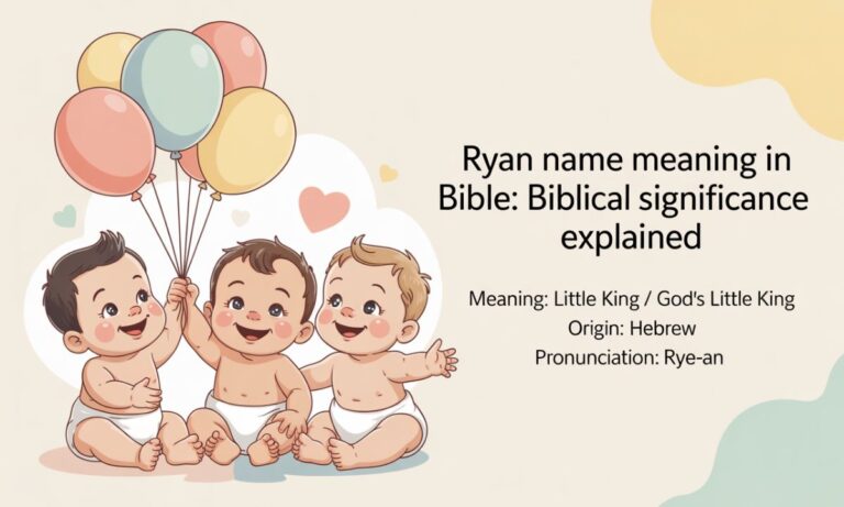 Ryan Name Meaning in Bible Biblical Significance Explained