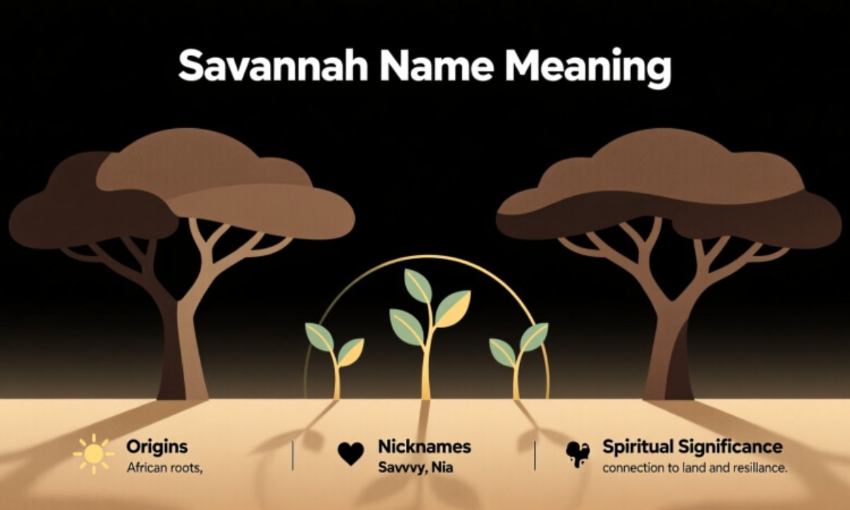 Savannah Name Meaning: Origins, Nicknames, and Spiritual Significance