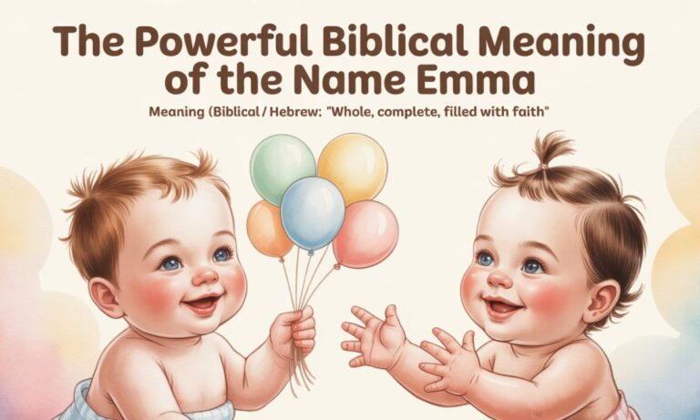 The Powerful Biblical Meaning of the Name EMMA