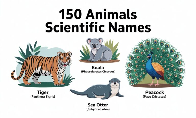 Discover 150 Animals Scientific Names: A Fascinating List