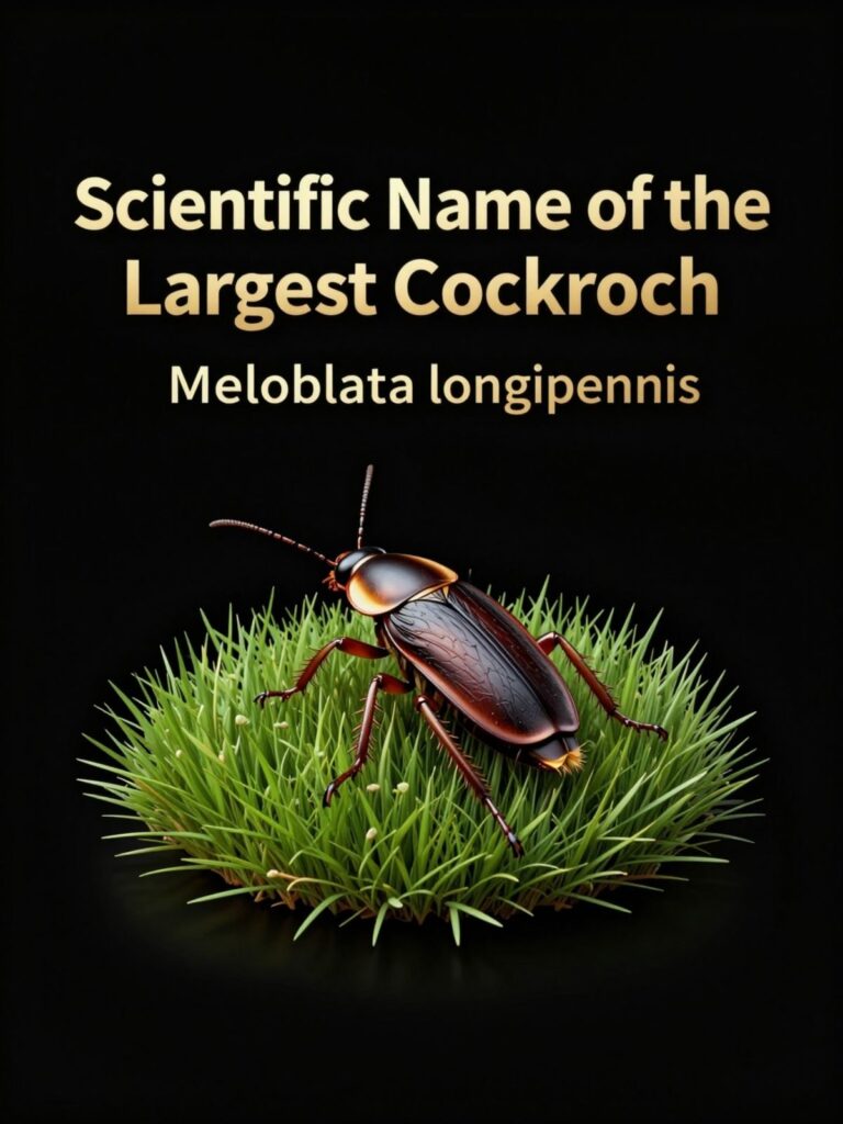 Scientific Name Of The Largest Cockroach: Types and Facts