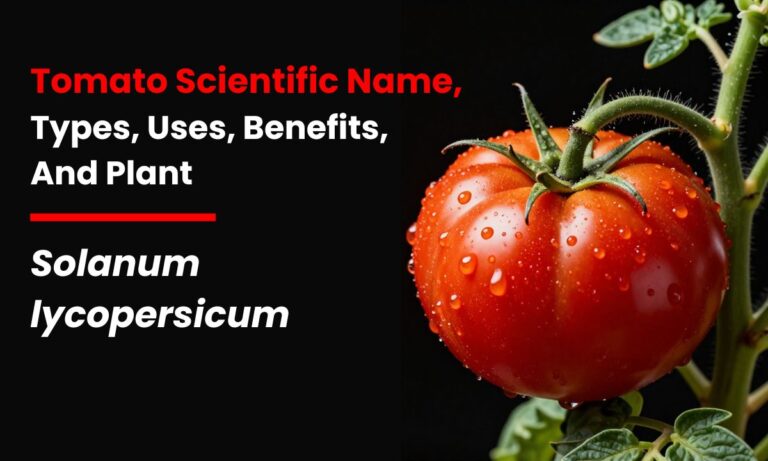 Tomato Scientific Name, Types, Uses, Benefits, and Plant